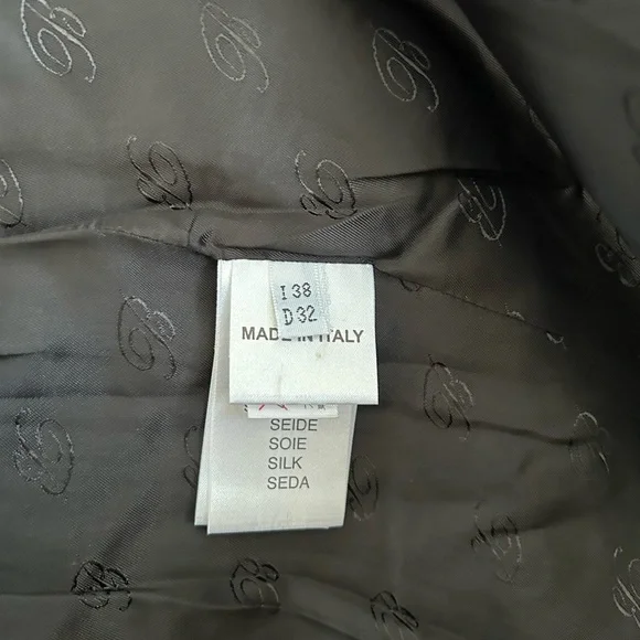 Blumarine Zebra Tiger Animal Print Wool Silk Coat Size 38 Designer Rare Evening